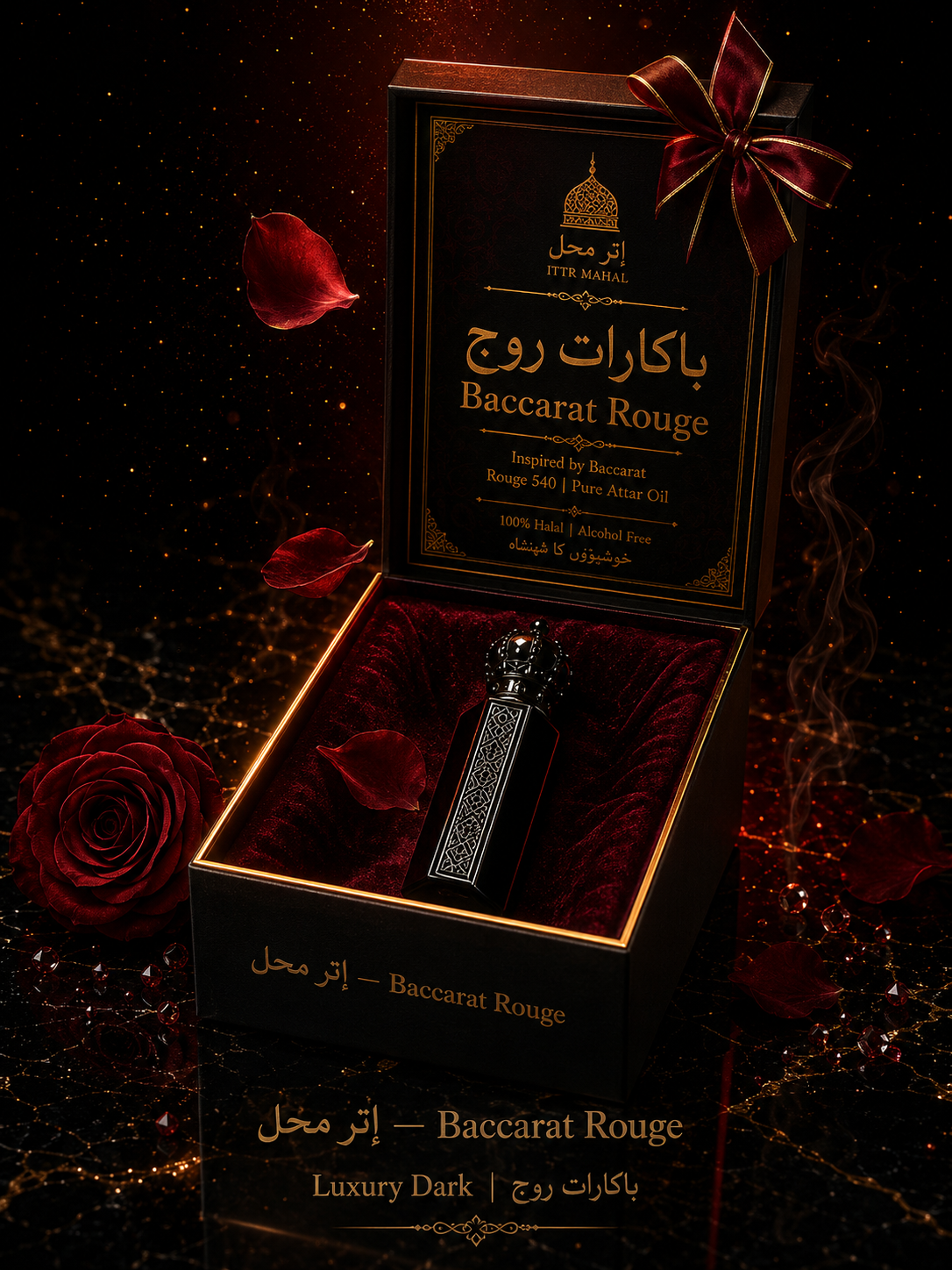 Ittr Mahal Baccarat Rouge Attar (Perfume Oil) – 12ml | Best Seller