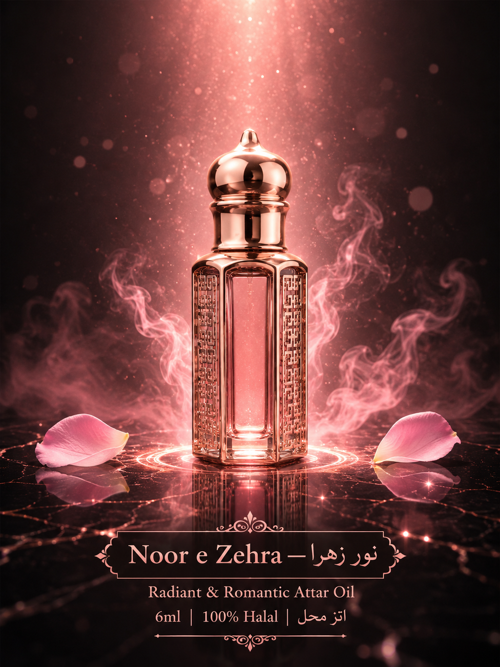 Ittr Mahal Noor e Zehra Attar (Perfume Oil) – 12ml | Floral & Feminine