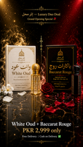 Ittr Mahal Luxury Duo Gift Set – White Oud & Baccarat Rouge Attar (2 x 12ml)